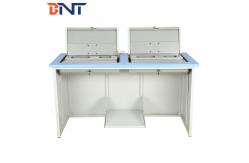 China Customizable Flip Top Computer Desk For Multimedia Classroom / Conference Room supplier