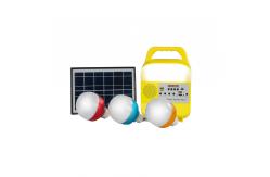 China API ISO 5W LED Bulbs Plastic Solar Light Kits For Home supplier
