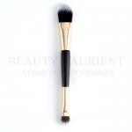 ISO9001 ISO14000 Double Ended Makeup Brush Dual Ended Foundation And Concealer Brush