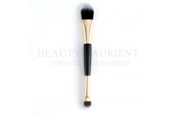 China ISO9001 ISO14000 Double Ended Makeup Brush Dual Ended Foundation And Concealer Brush supplier