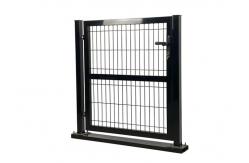 China Hot-Dipped Galvanized One Leaf Single Gate Metal Fences 0.9m Width supplier