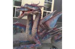China Theme Park Realistic Animatronic Dragons With Movement / Sound Customization supplier