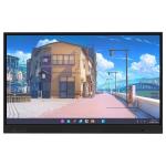 500cd/m2 Brightness LCD Smart Board with Android OS 14 and Or Gray Black Frame Color for sale