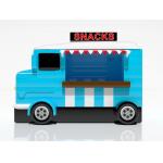 Outdoor Inflatable Games Blue Car Snack Food Tent For Rental Sale for sale