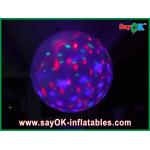 Multi Color Inflatable Lighting Decoration Inflatable Ball With Led Lights , Purple for sale