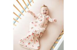 China Modern Style Toddler Sleeping Bag Newborn Sleep Sack Breathable With Bamboo Material supplier