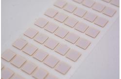 China 5x5mm 1mil White Matte High Temperature Resistant Polyimide Label supplier