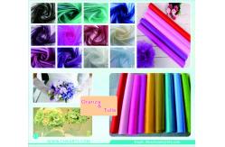 China 100 Yards Tulle Rolls for Various Applications 20D Yarn Count 28E Density supplier