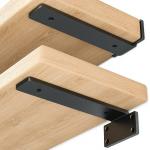 Heavy Duty 1/5 Inch Thick L Bracket For Shelves Shelf Bracket Hardware for sale