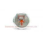 Round Lift Elevators Parts Elevator Switch Push Button With Braille for sale
