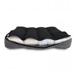 Deluxe Plush Dog Crate Bed Anti Slip Bottom Pet Sleeping Mattress