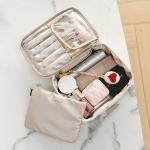 Pure Color Polyester Waterproof Toiletry Bag For Travel for sale