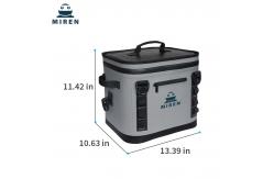 China Insulated 24 Can Cooler Bag With Front Pocket Hypalon Material supplier