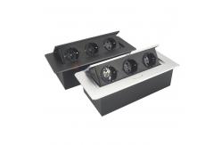 China Multimedia Conference Table Flush Mount Pop Up Socket supplier