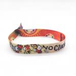 Customized NFC Festival Wristband Fabric 13.56MHz RFID Access Control Wristbands