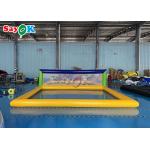 Inflatable Water Parks Adults Interactive Inflatable Water Volleyball Court Airtight Multi Function Floating