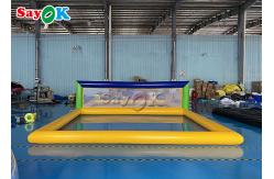 China Inflatable Water Parks Adults Interactive Inflatable Water Volleyball Court Airtight Multi Function Floating supplier