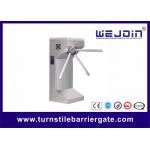 Optical pedestrian waist height turnstiles , controlled access turnstiles for sale