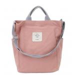 Korean Canvas Shoulder Bag Zipper Luxury Women Bags Designer Women Messenger Bag Female Simple Handbag Letter Printing tote for sale