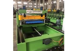 China 1250mm Feeding Width  Servo Cutting Roof Panel Roll Forming Machine supplier