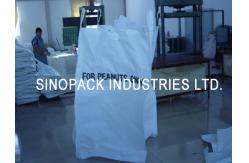 China Firewood packaging Peanut big bags FIBC with ventilated polypropylene fabric supplier