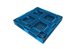 China Custom SGS Nestable Plastic Pallet Four Way Plastic Forklift Crates supplier