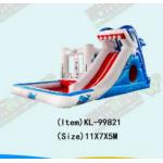 Aldult  Outdoor Rental Inflatable Large Water Slides With Bouncy