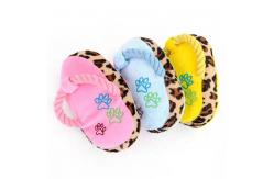 China Dog Molar Pets Plush Toys Vocal Plush Slippers Bite Resistant supplier