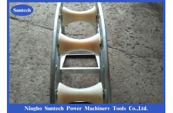 China Pithead Telecom Cable Guide Roller 3 Block For Manhole Nylon Material supplier
