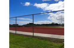 China Galvanized Plastic Coated Chain Link Fence 8 Foot Waterproof supplier