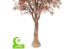 China High Simulation PE Leaf 180cm Artificial Maple Tree For Lobby supplier