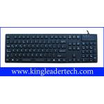 105 Keys Waterproof Silicone Keyboard With 12 Function Area For Numeric Keys