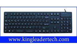 China 105 Keys Waterproof Silicone Keyboard With 12 Function Area For Numeric Keys supplier