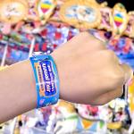 2025 Waterproof Custom Full Color Logo Plastic Bracelet For Events for sale
