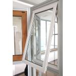 Double Glass Aluminum Awning Window Tempered Glass Aluminum House Window for sale