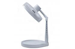 China 1000mAh Rechargeable Strong Wind Fan Multi Functional Retractable Folding Fan supplier