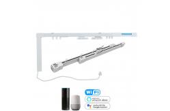 China 300cm Extendable Curtain Track Rf433 Motorized Curtain Track System supplier