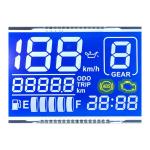 Factory Good Quality Customized Matrix HTN LCD Display Monochrome 7 Segment Graphic LCD Screen For Motorcycle Instruments for sale