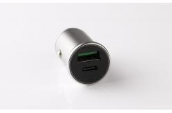 China Mini Fast car charger QC PD car charger USB TYPE C Case Aaluminum alloy supplier