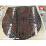 Heat Exchanger Tubesheet Baffle Support Plate A182 F304 / F316/F316L For Heating Water Radiator Cooling Stystem for sale