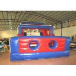 Funny Sports Games Obstacle Course Bouncer , Indoor Playground Obstacle Bouncy Castle
