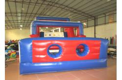 China Funny Sports Games Obstacle Course Bouncer , Indoor Playground Obstacle Bouncy Castle supplier