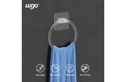 China Traceless Self Adhesive Hand Towel Ring 160mm Diametre Adhesive Towel Holder supplier