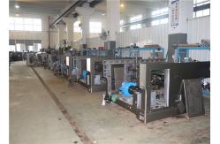 China PLC Touch Screen Screen Printing Press , Screen Printing Equipment 700mm Pile Height supplier