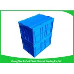 Solid Collapsible Storage Crate Moving Storage , Foldable Plastic Box Eco-Friendly