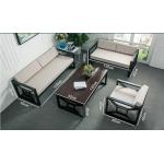 Durable Fabric Office Furniture Sofa  With Stainless Steel Legs For Rest Area for sale
