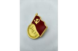 China Multioccasion Metal Brooch Pin , 	Colour Filling Communist Enamel Pin supplier
