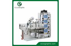 China 310mm Printing Width Roll To Roll Flexo Printing Machine With Rotary Die Cutting supplier