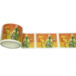 Uninjurious Gold Foil Stickers Die Cut Adhesive Tape for sale