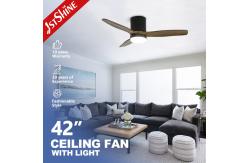 China Customized 42 inches Ceiling Fan with Light 1stshine Solid Wood Blades OEM supplier